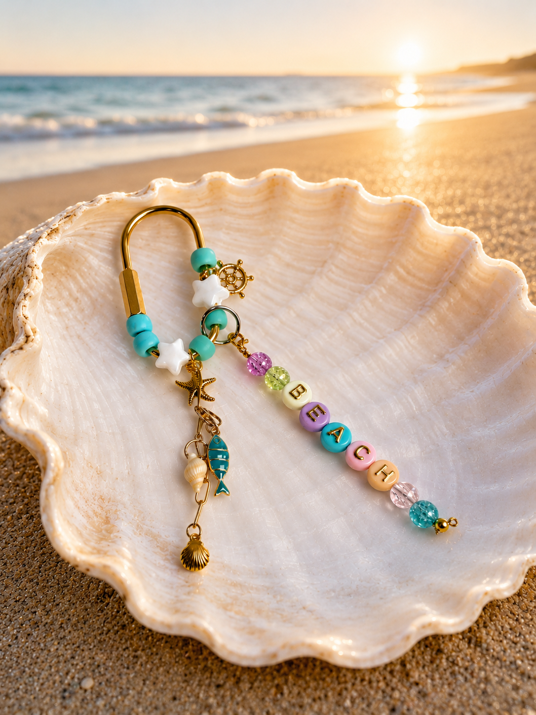 Beach Bliss Key Chain