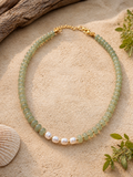 Peaceful Shoreline Beaded Necklace